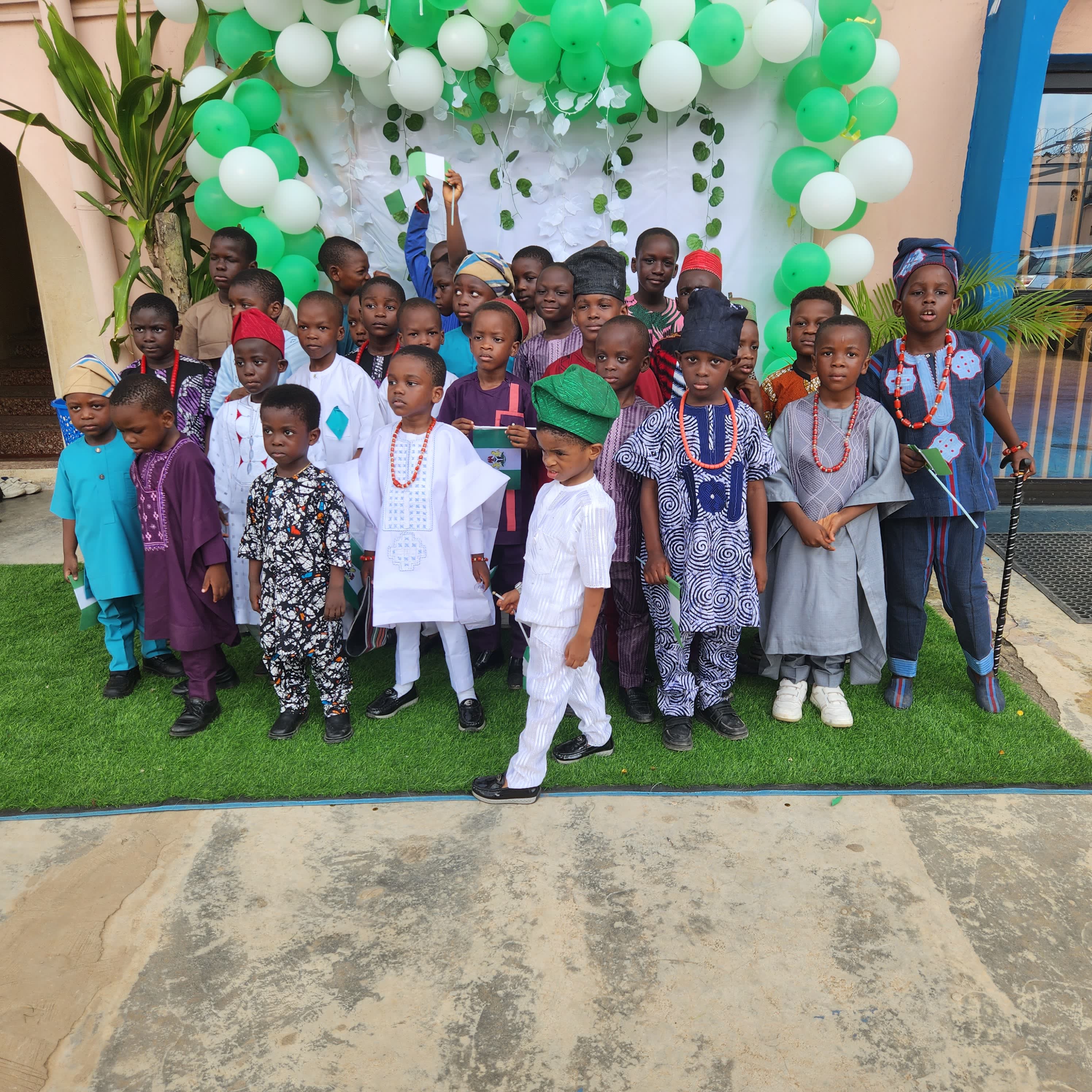 Young Boys in Traditional Attire