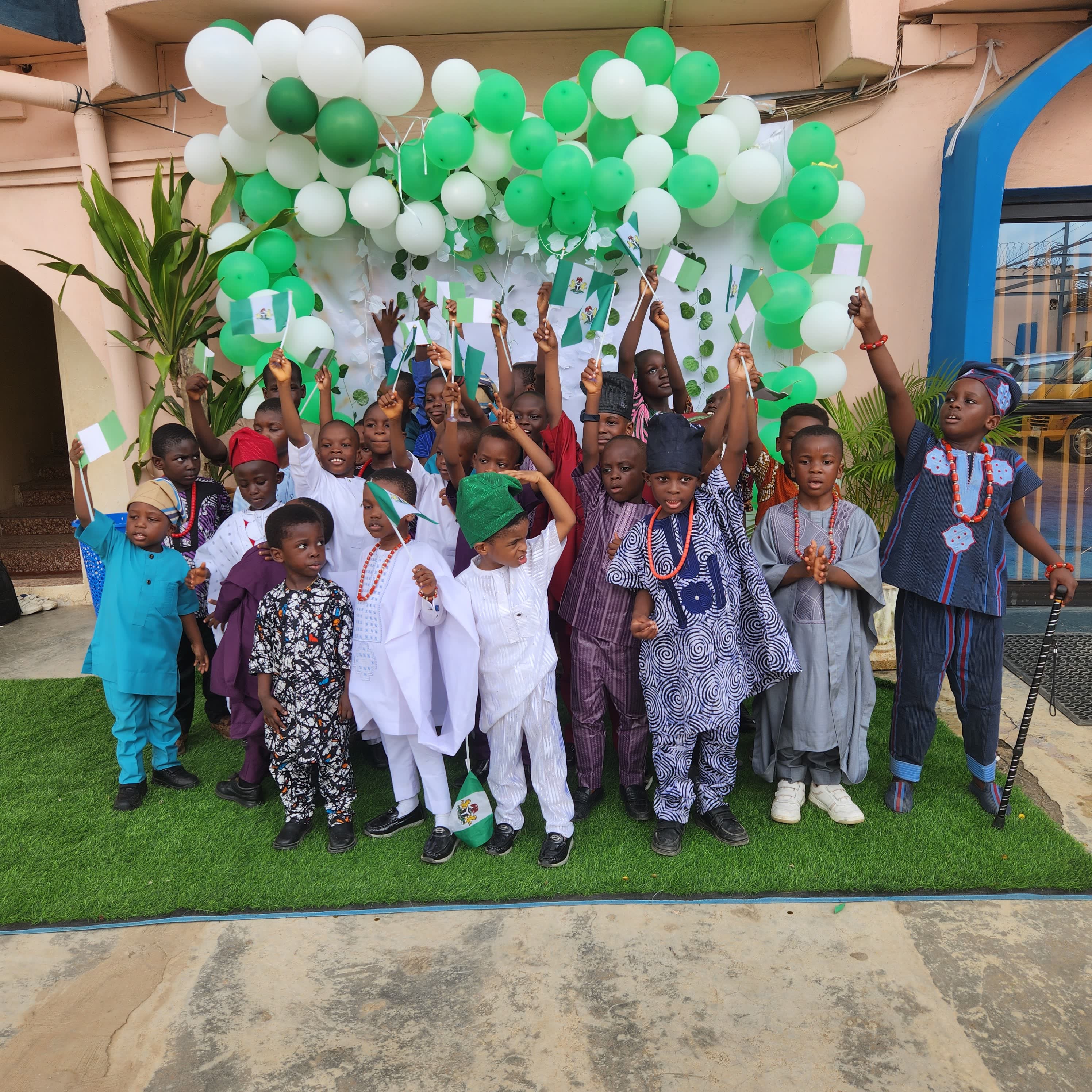 Cultural Day Balloon Backdrop Group