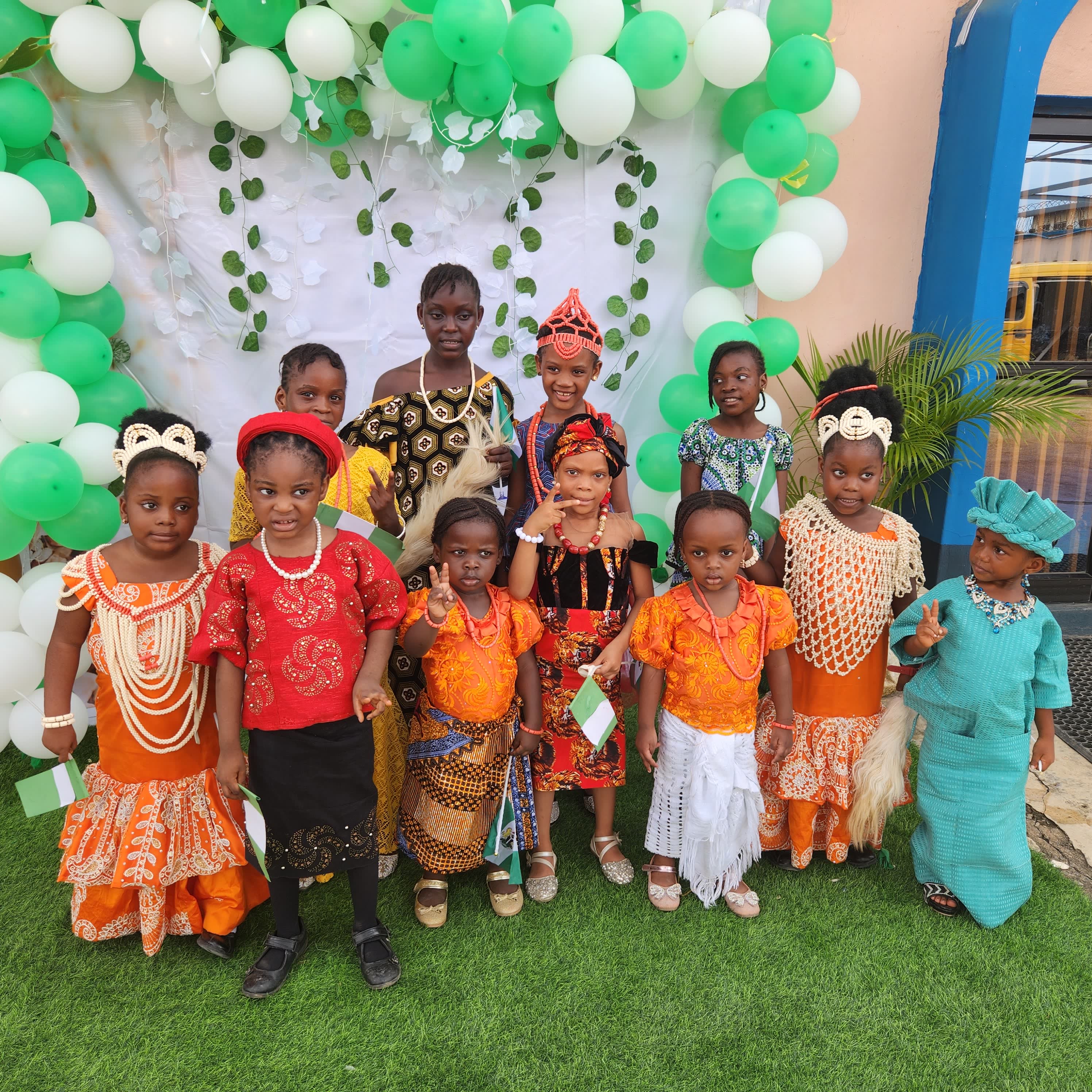 Girls and Boys Cultural Attire Group